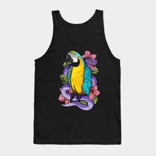 Macaw Like a boss Tank Top